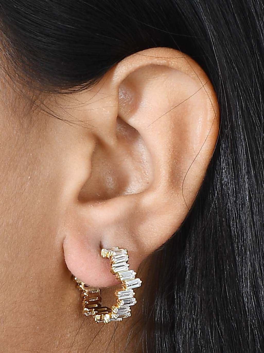 Crystal Vogue Hoops