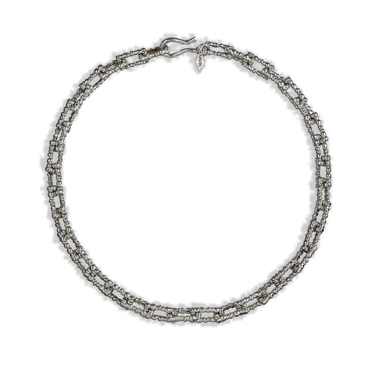 Dungeon Link Necklace Silver