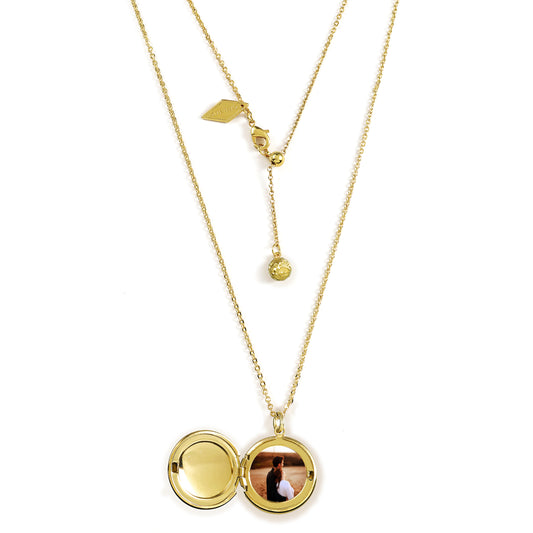 Traditional Photo Locket Necklace