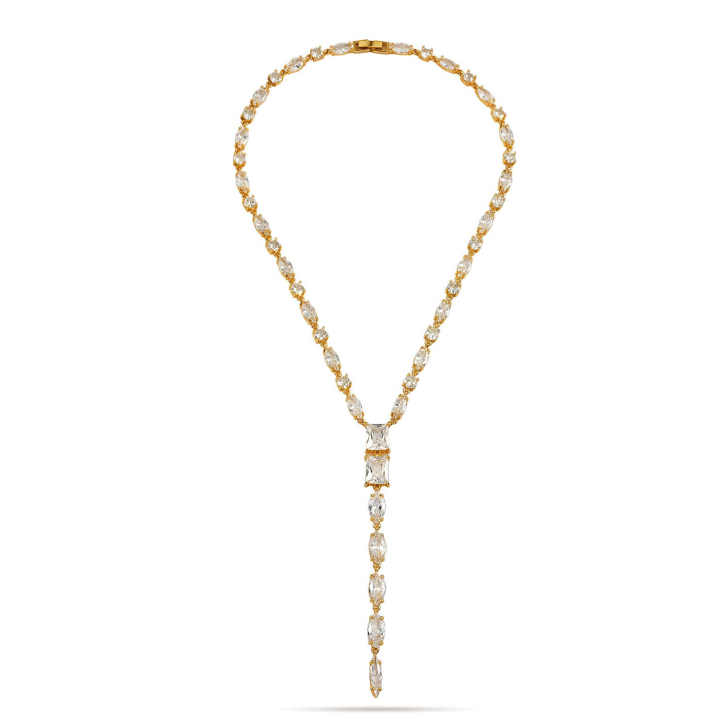 Crystal Lariat Necklace