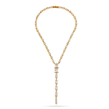 Crystal Lariat Necklace