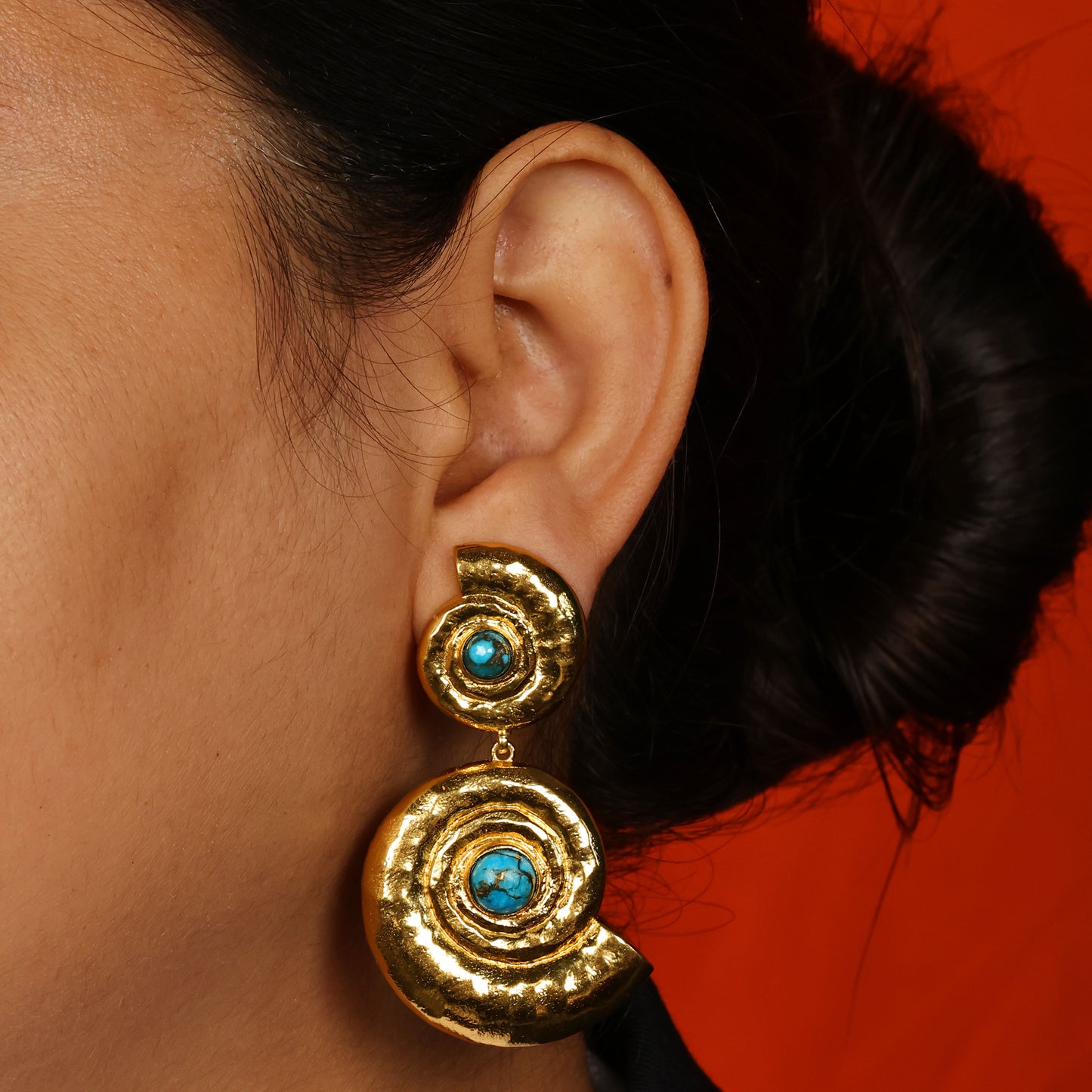 Turquoise Chakra Earrings