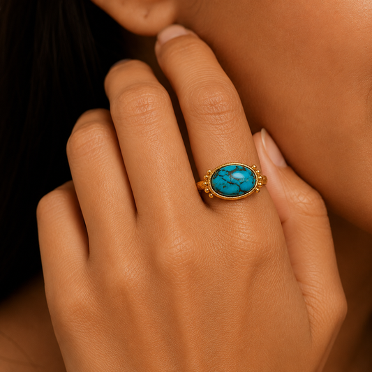 Turquoise Radiance Ring
