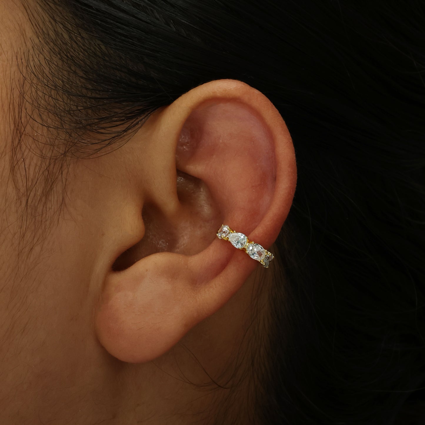 Eternity Ear Cuff ( Single Piece )