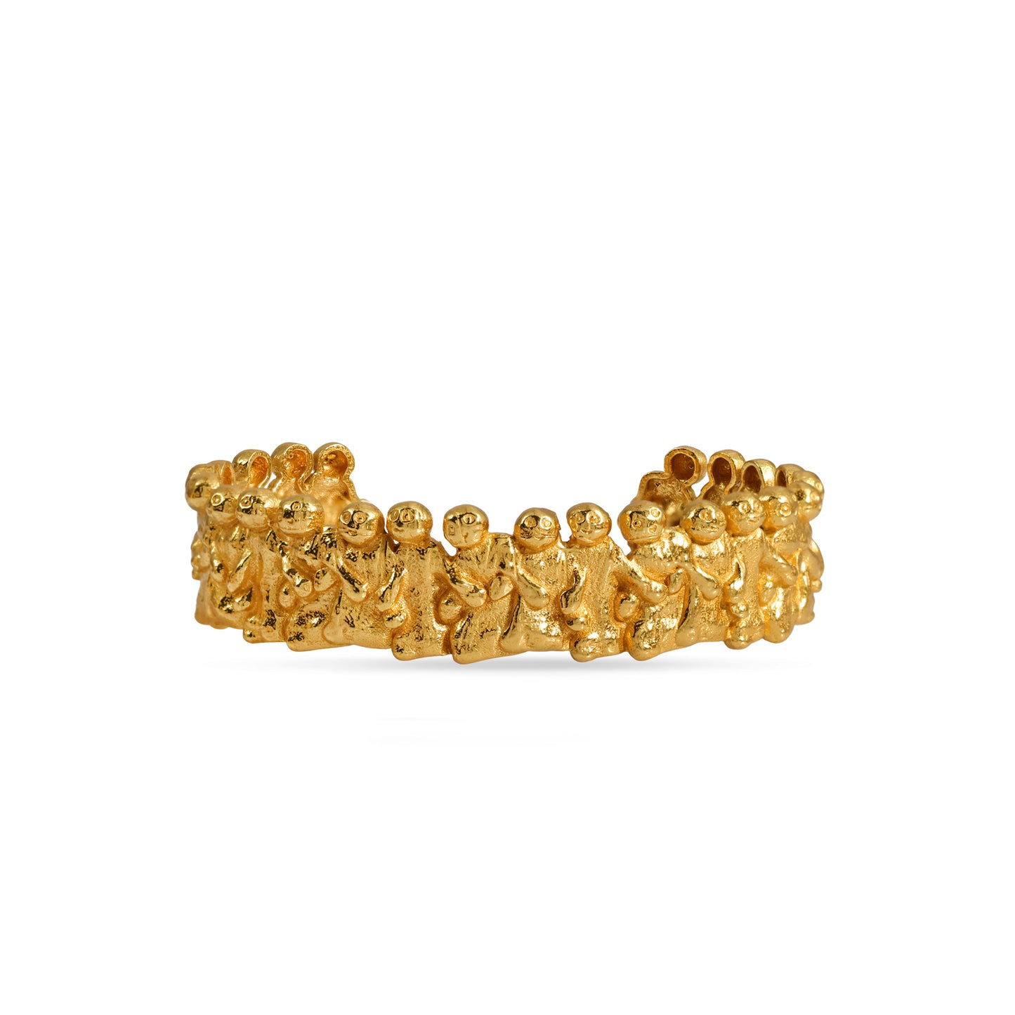 Kesariya Texture Cuff Bangle