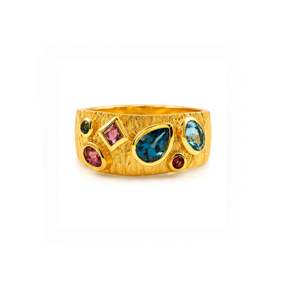 Mosaic Stone Ring