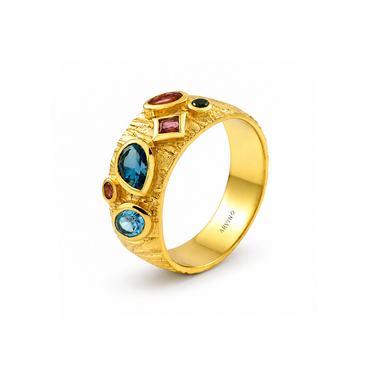 Mosaic Stone Ring