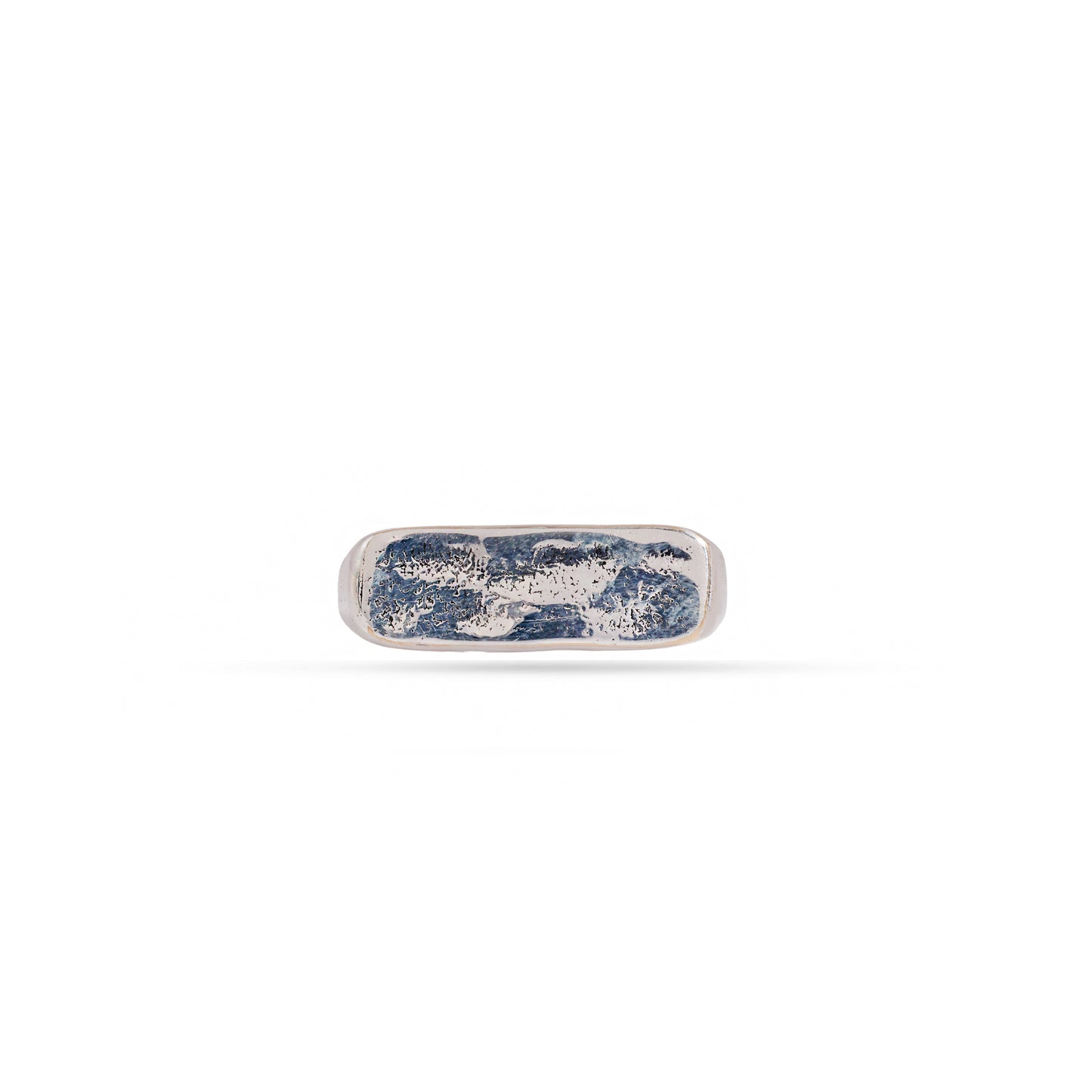 Molten Bar Men’s 92.5 Sterling Silver Ring