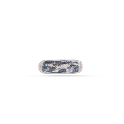 Molten Bar Men’s 92.5 Sterling Silver Ring