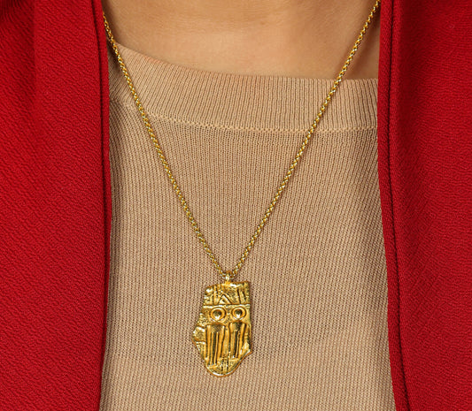 Hastakshar Pendant Necklace