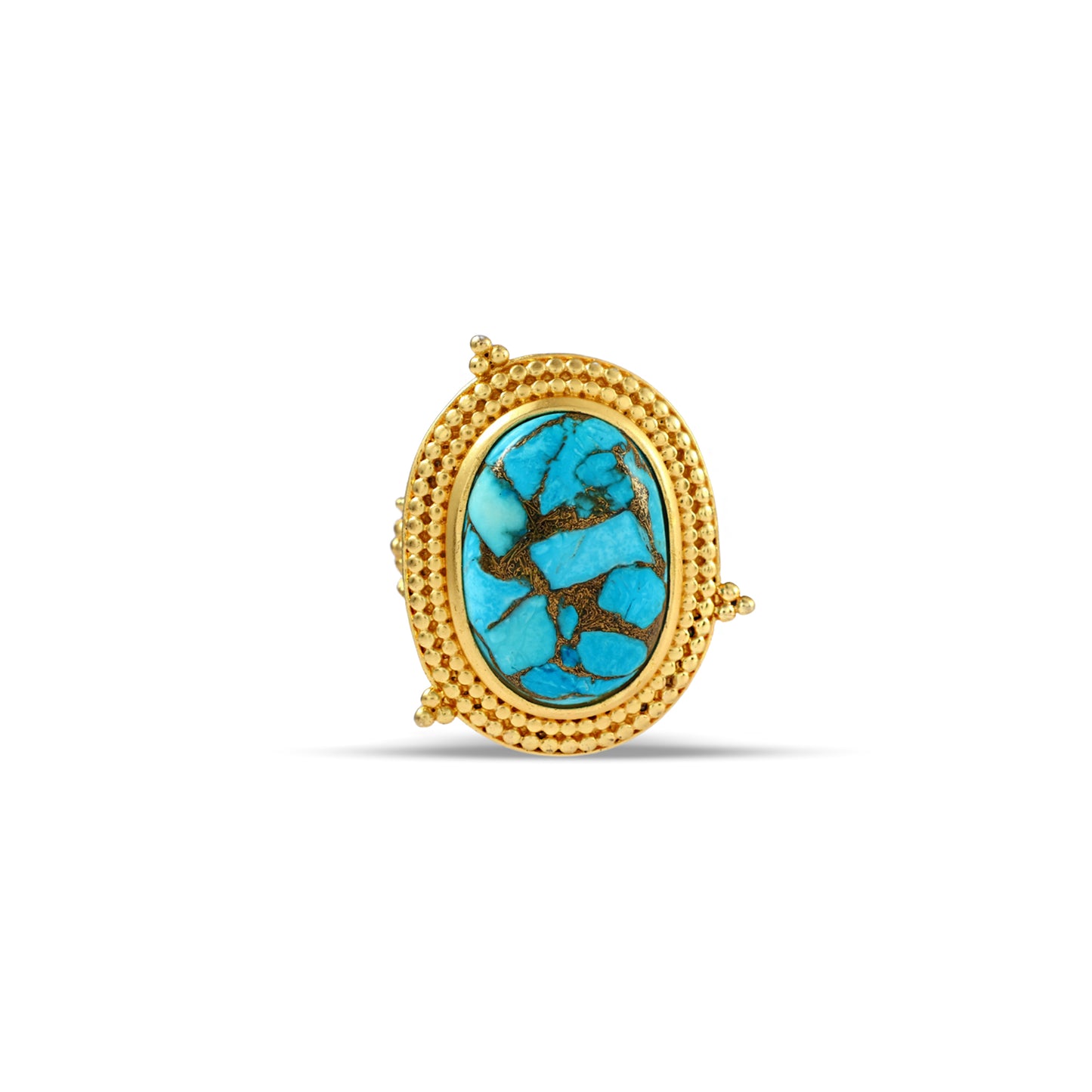 Turquoise Emblem Ring