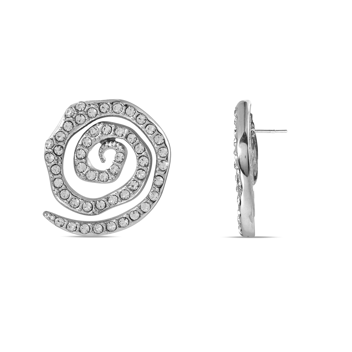 Silver Orbit Studs