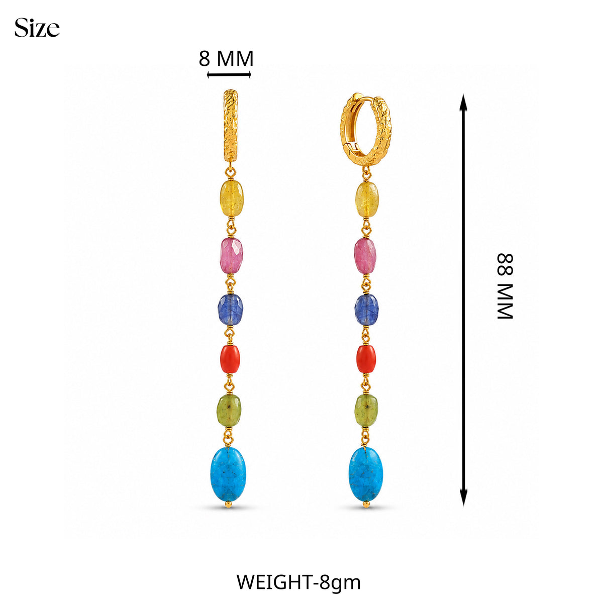 Mosaic Village Drop Earrings