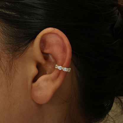 Eternity Ear Cuff ( Single Piece )
