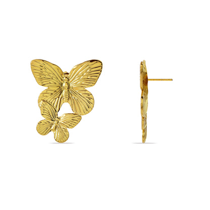 Golden Flutter Studs