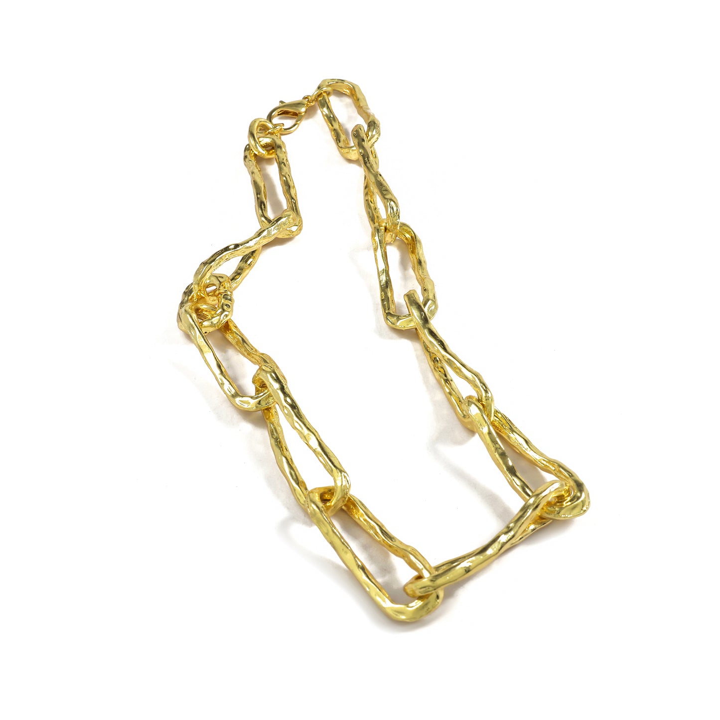 Molten Paper Clip Necklace
