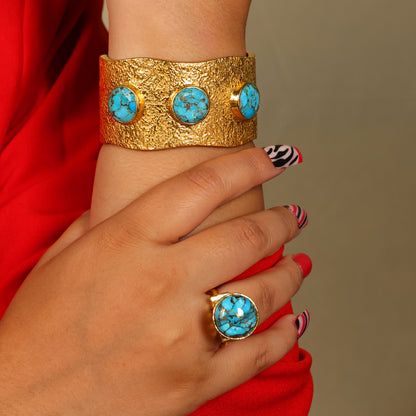 Meher Turquoise Cuff