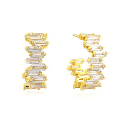 Crystal Vogue Hoops