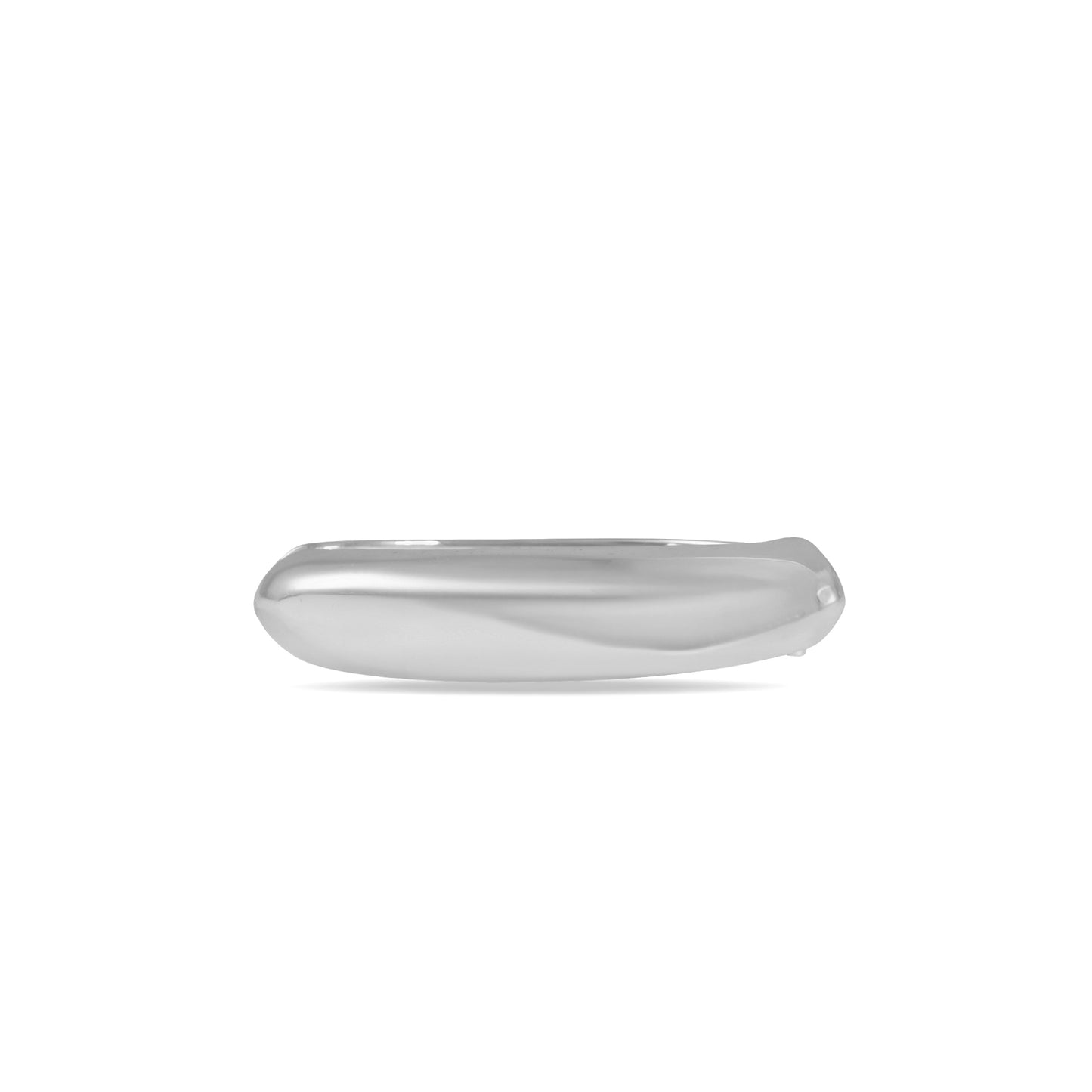 Polished Silver Openable Bangle