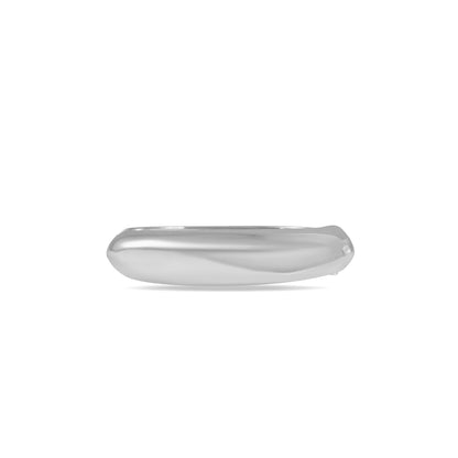 Polished Silver Openable Bangle