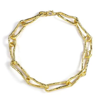 Molten Paper Clip Necklace