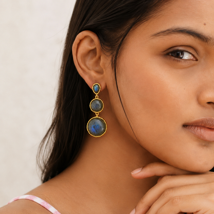 Labradorite Drop Earrings