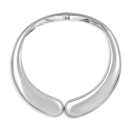 Solis Collar Necklace Silver