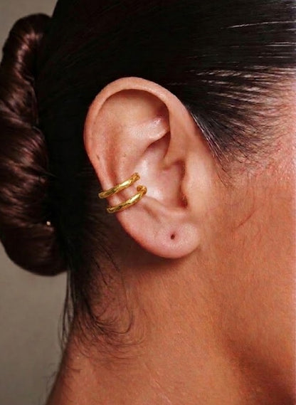 Organic Curve 92.5 Sterling Silver Ear cuff