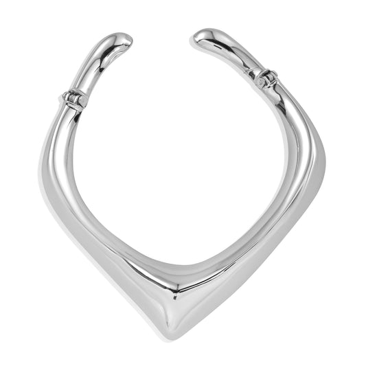 Aurus Torque Necklace Silver