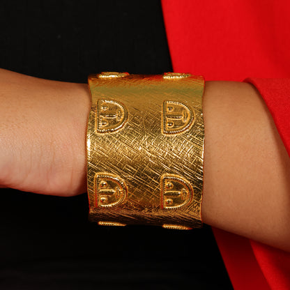 Jharokha Symbolic Cuff Bangle