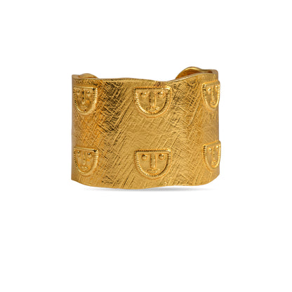 Jharokha Symbolic Cuff Bangle