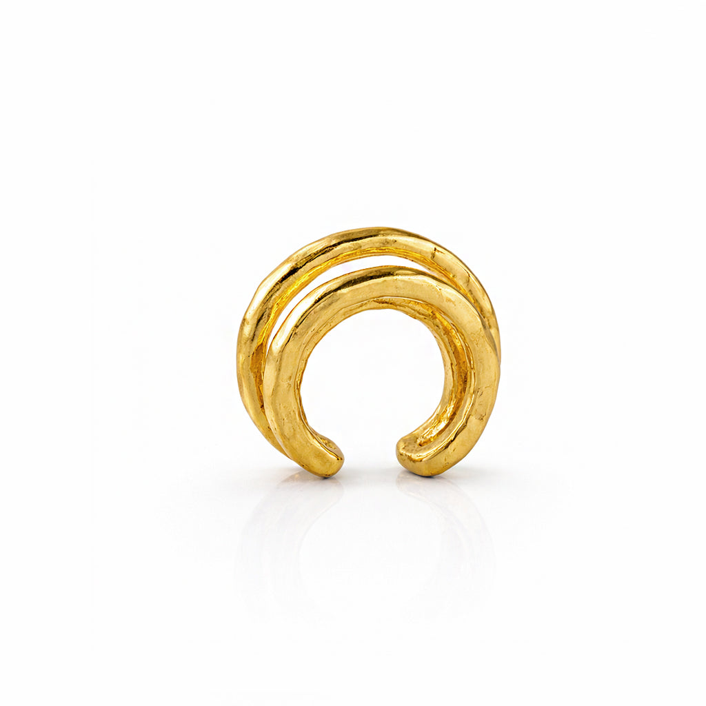 Organic Curve 92.5 Sterling Silver Ear cuff