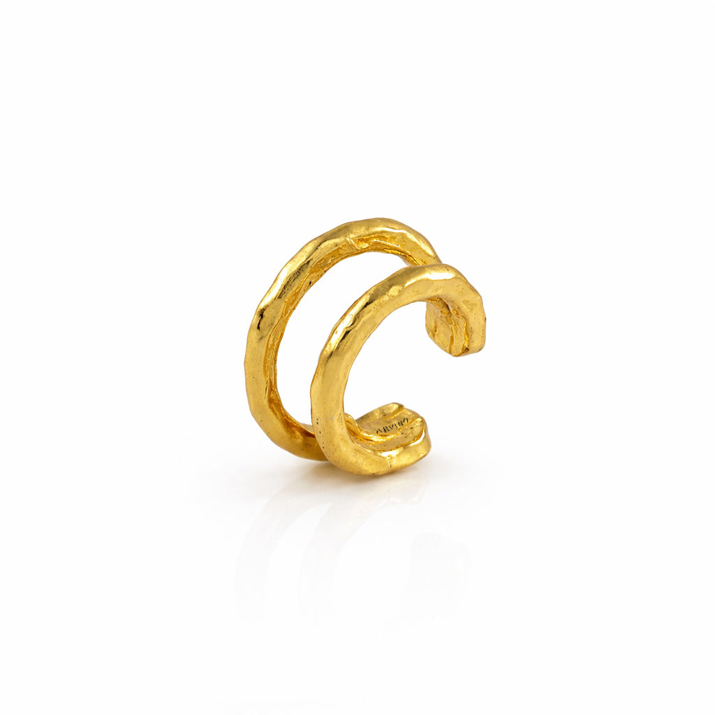 Organic Curve 92.5 Sterling Silver Ear cuff