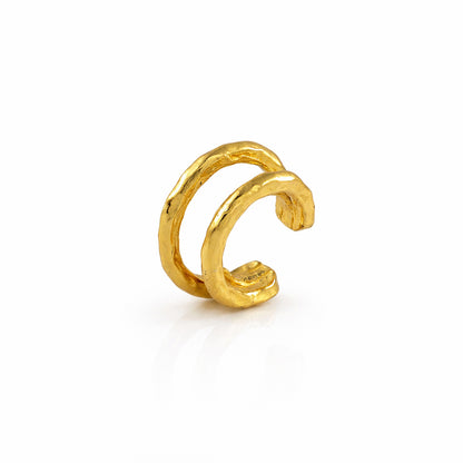Organic Curve 92.5 Sterling Silver Ear cuff