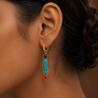 Totem Drop Earrings