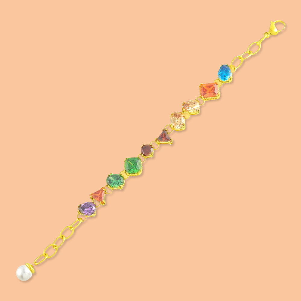 Chromatic Cascade Bracelet