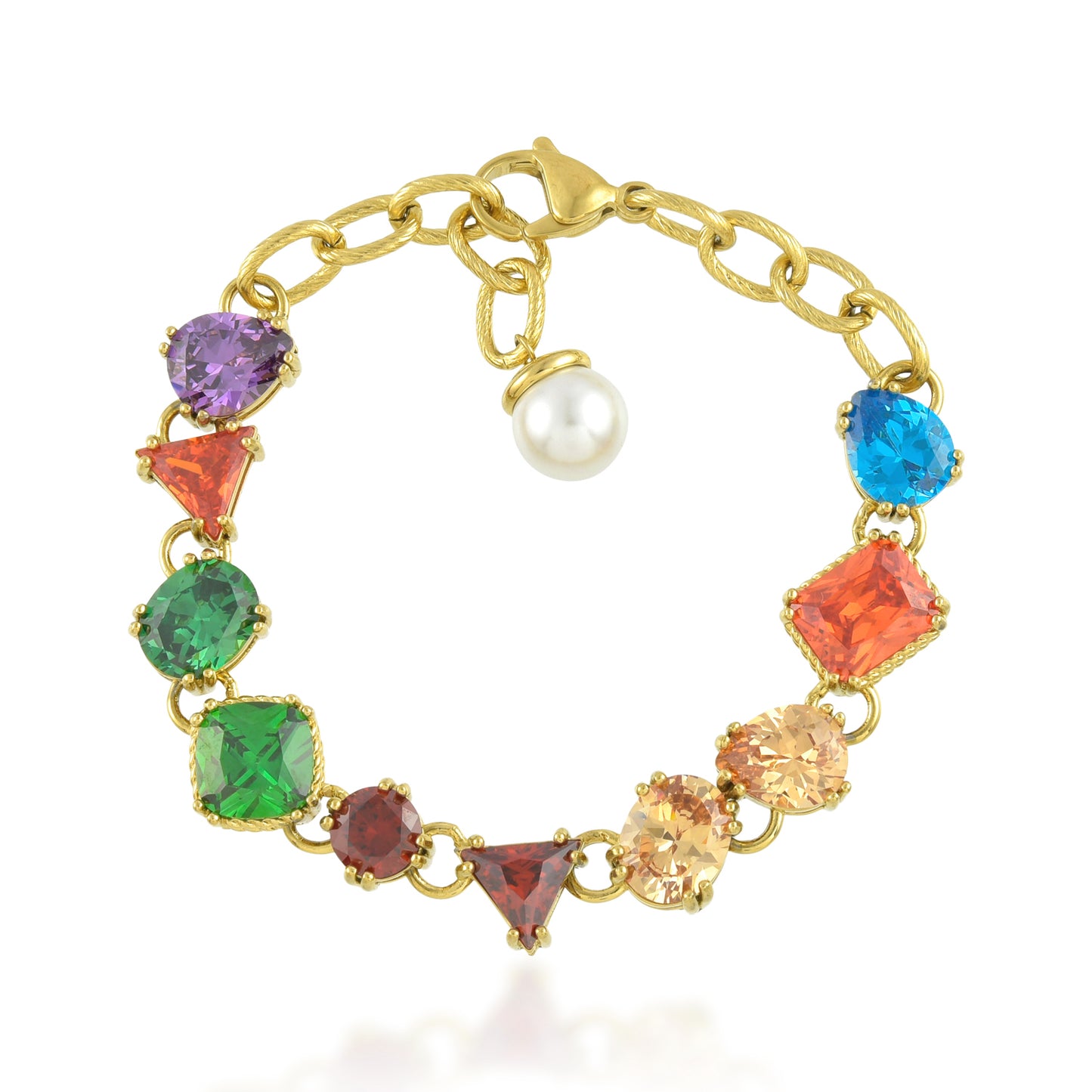 Chromatic Cascade Bracelet
