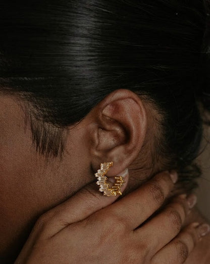 Crystal Vogue Hoops