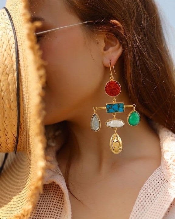 Dreamgirl - Bohemian Muse Dangler Earrings