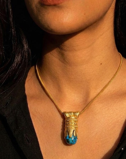 Turquoise Potion Unisex Chain Necklace