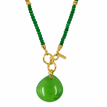 Forest Jewel Drop Necklace