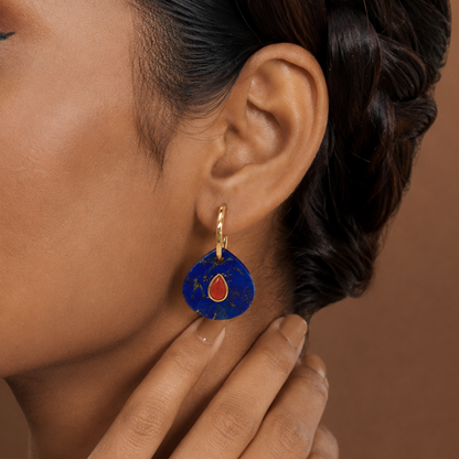 Volcanic Horizon Drop Earrings