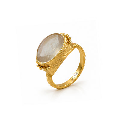 Moonstone Radiance Ring
