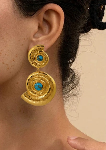 Turquoise Chakra Earrings