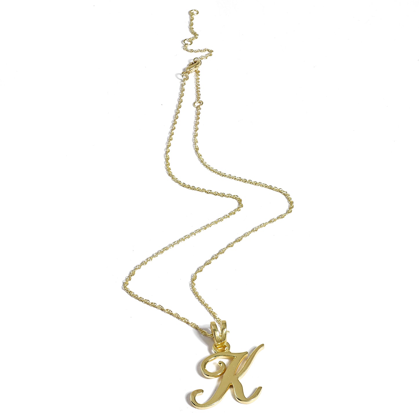 Reflective Alphabet Necklace