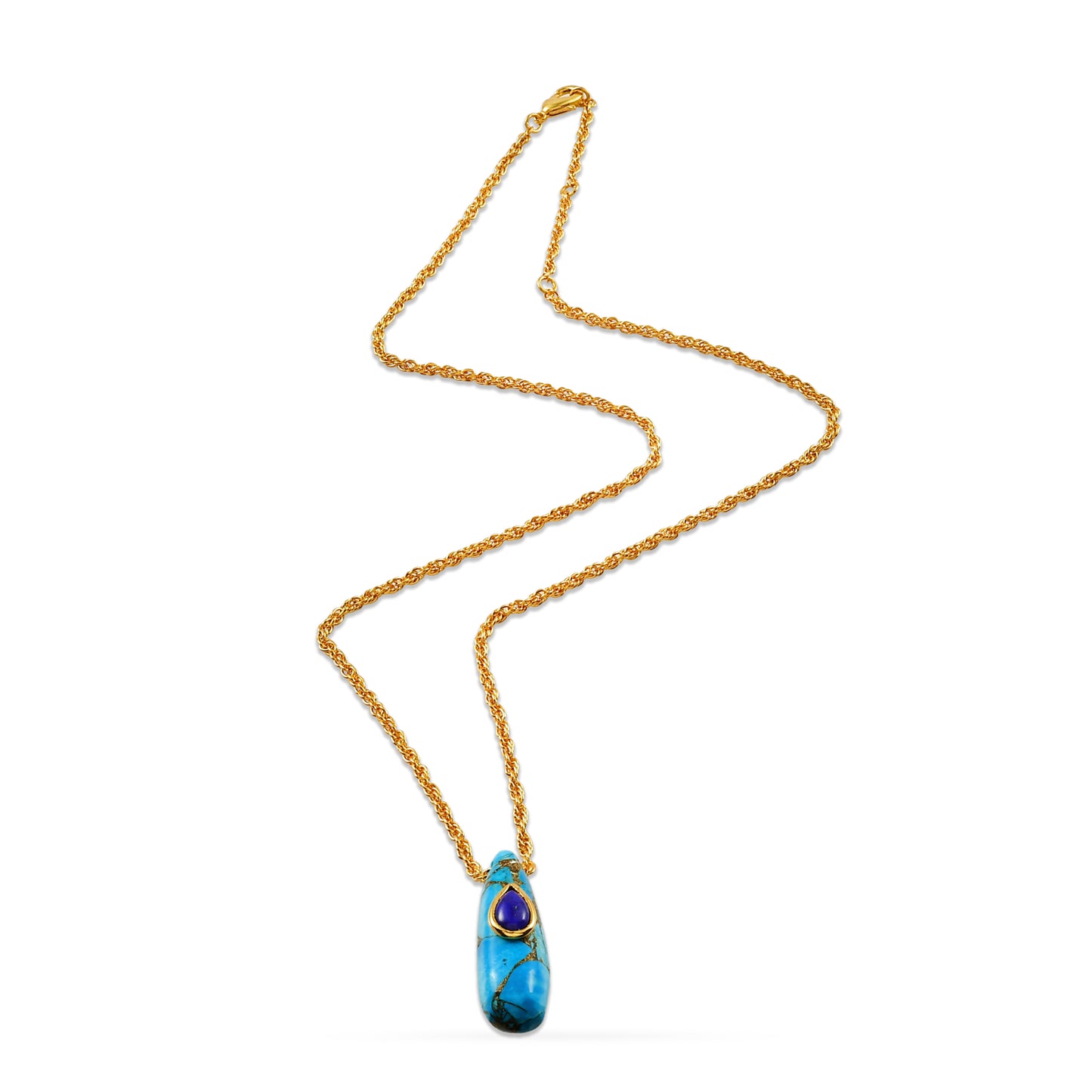 Caldera Drop Pendant Necklace