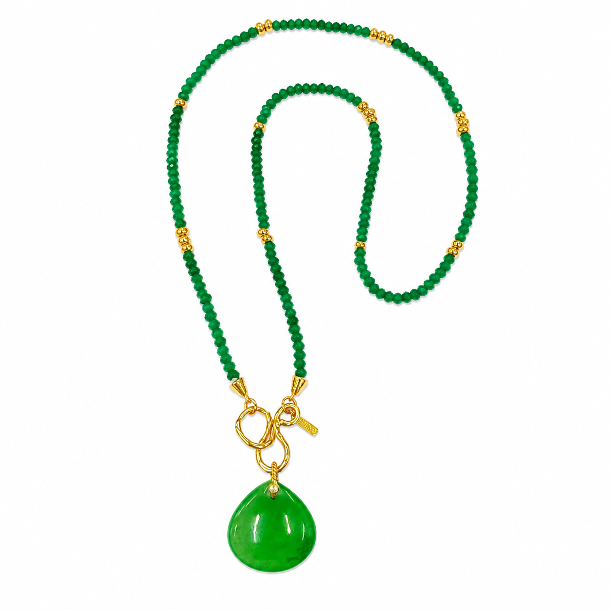 Forest Jewel Drop Necklace