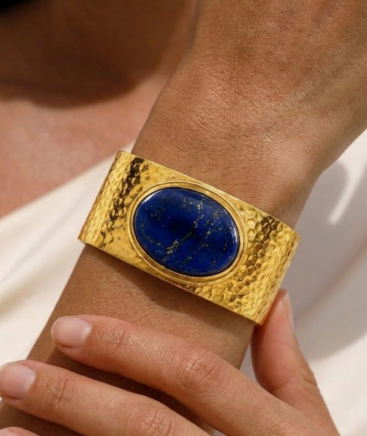 Midnight Lapis Empire Cuff