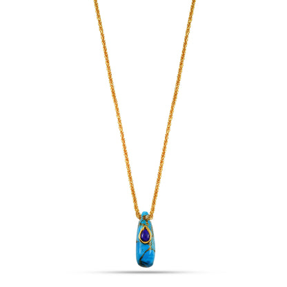 Caldera Drop Pendant Necklace