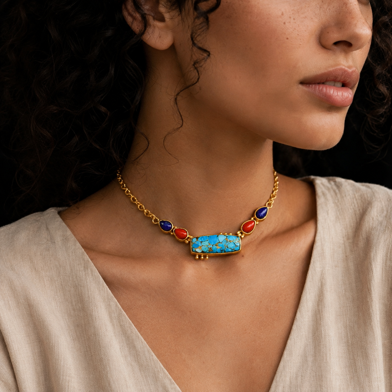 Aegean Bar Necklace